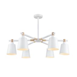 Люстра потолочная LUMION 8097/6C ROSALINA белый