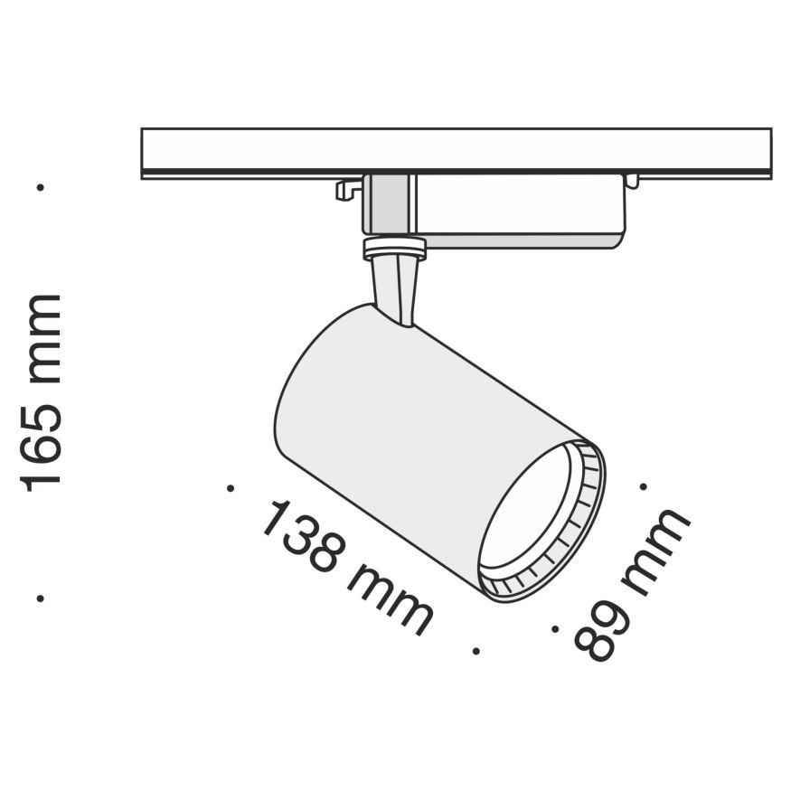 Трековый светильник Technical TR003-1-17W4K-B MAYTONI Vuoro Черный