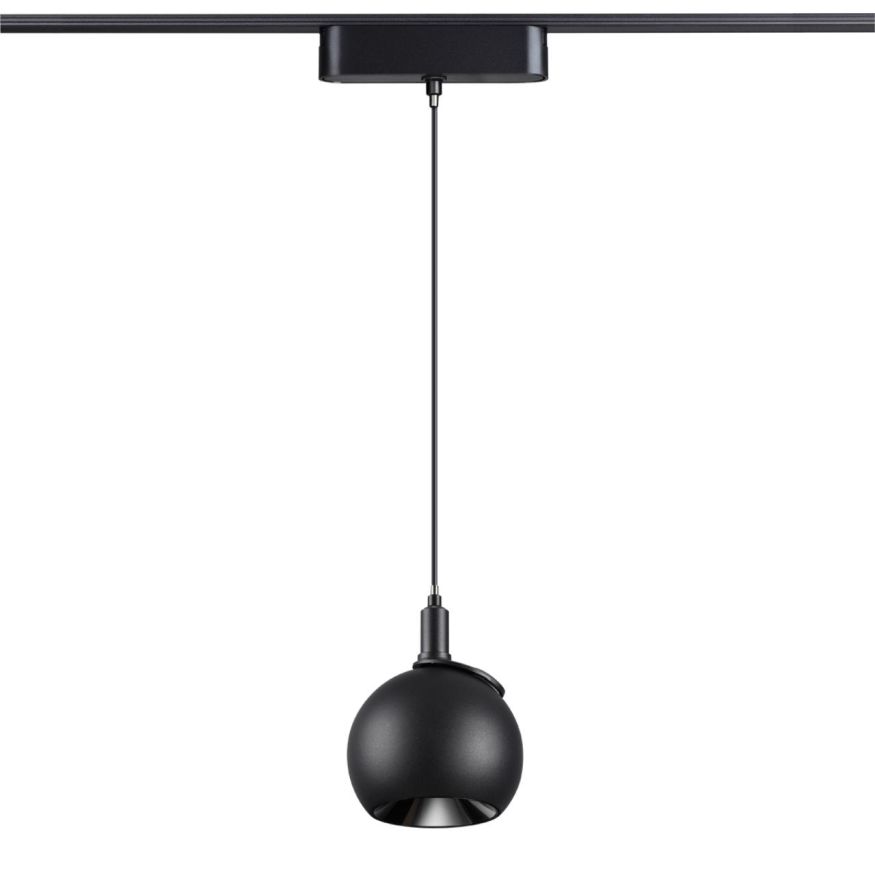 Трековый светильник для низковольтного шинопровода NOVOTECH 359098 SMAL черный