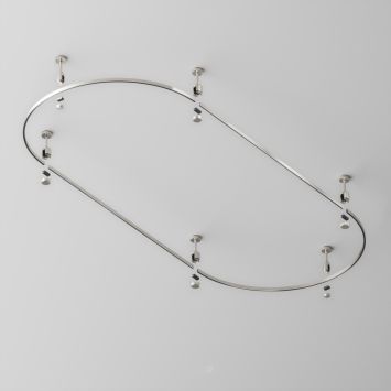 Шинопровод накладной/подвесной Technical TRX154-SR-D800-PT MAYTONI Busbar trunkings Flarity Платина