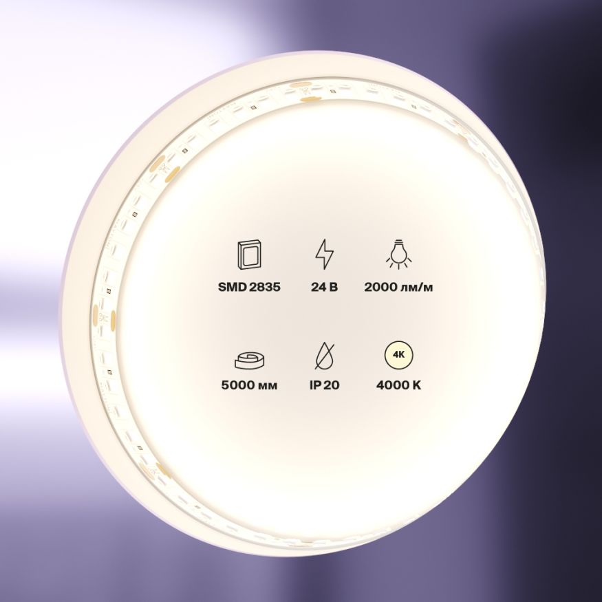 Светодиодная лента Led Strip 10155 MAYTONI Светодиодная лента 24В Белый