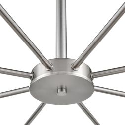 Люстра потолочная LUMION 8099/8C MAVE никель, белый