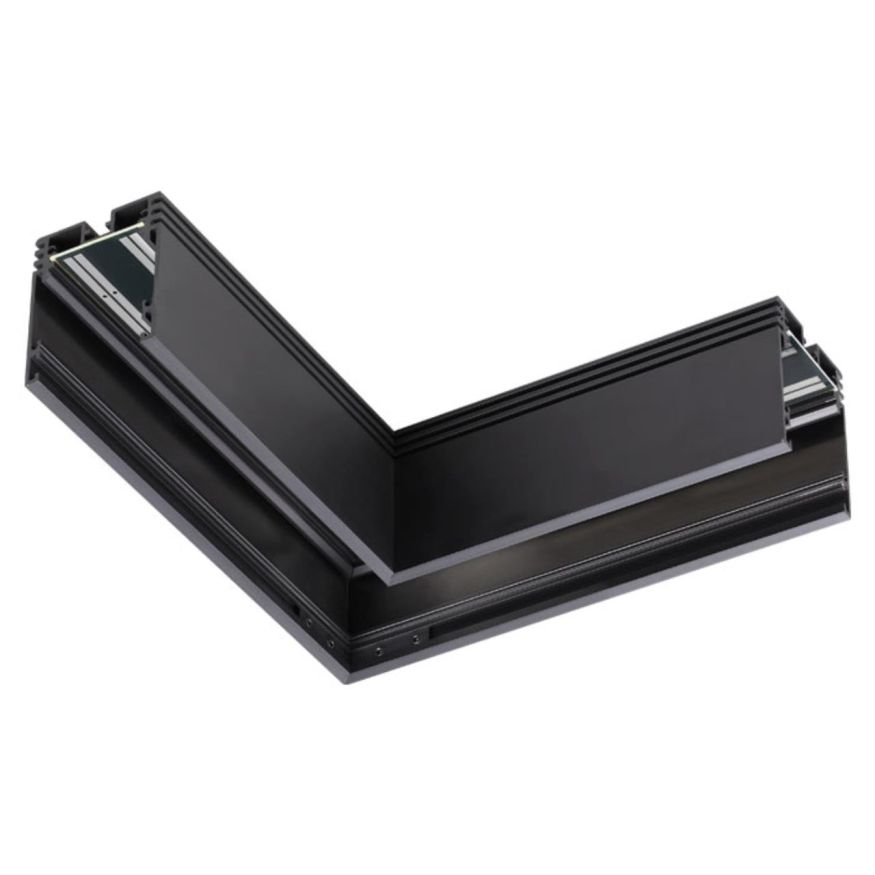 Соединитель для низковольтного шинопровода  L-образный NOVOTECH 135030 KIT черный