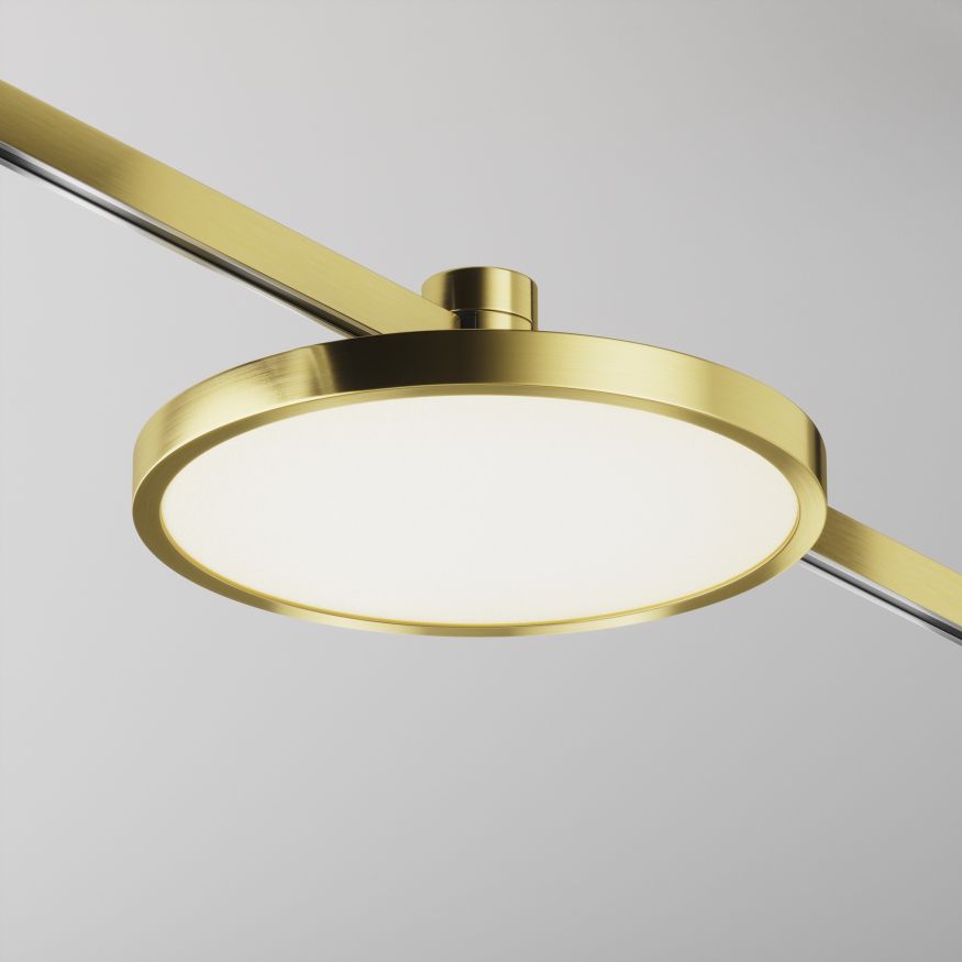 Трековый светильник Technical TR153-1-10W4K-BS MAYTONI Plato Латунь