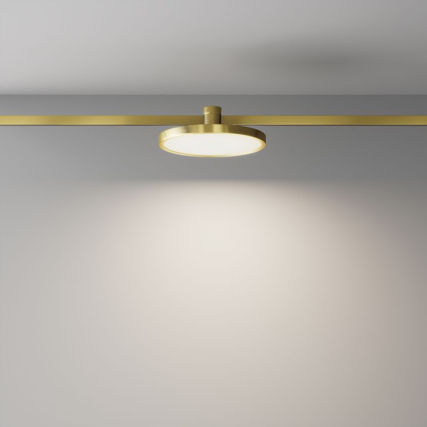 Трековый светильник Technical TR153-1-10W4K-BS MAYTONI Plato Латунь