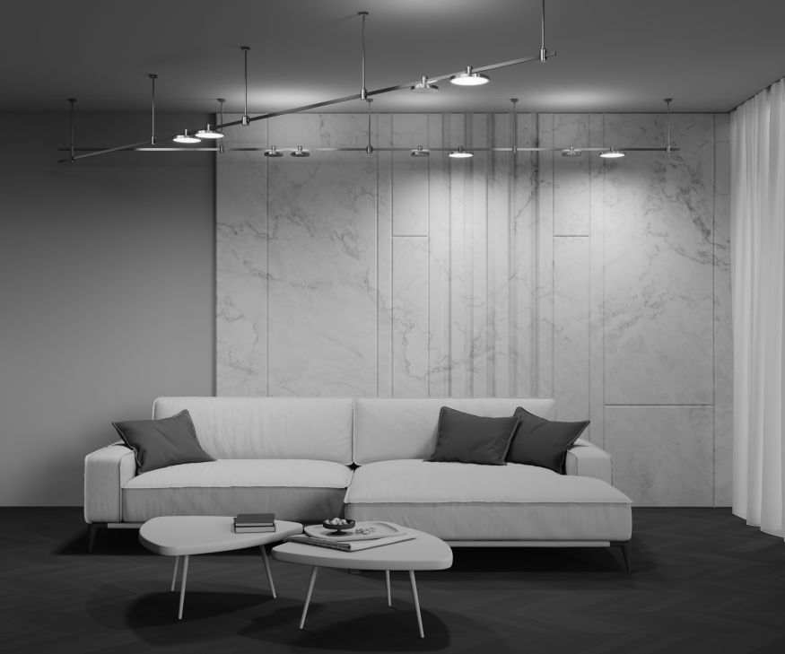 Трековый светильник Technical TR153-1-10W4K-BS MAYTONI Plato Латунь