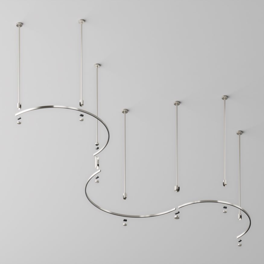 Шинопровод накладной/подвесной Technical TRX154-SR-D650-PT MAYTONI Busbar trunkings Flarity Платина