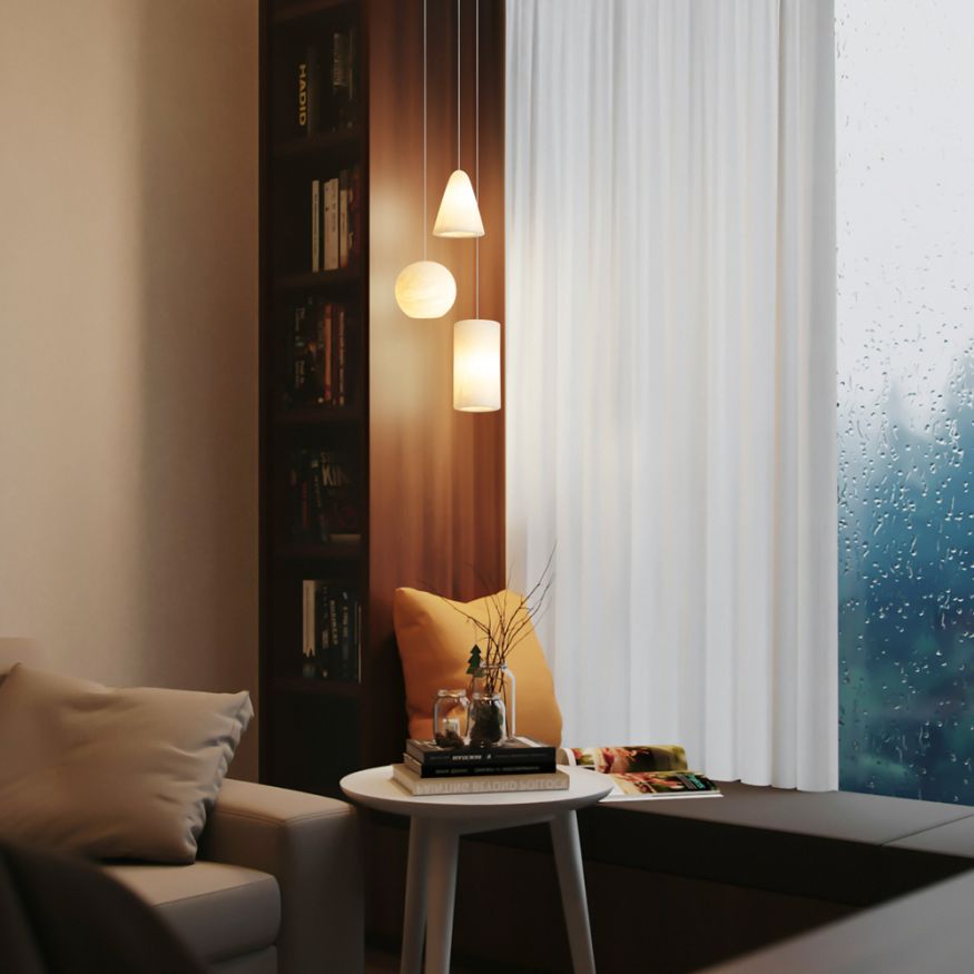 Подвесной светильник Freya FR5592PL-01BS2 Freya Pietre Белый