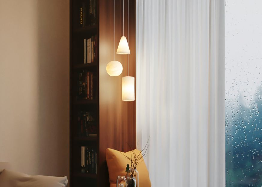 Подвесной светильник Freya FR5592PL-01BS2 Freya Pietre Белый