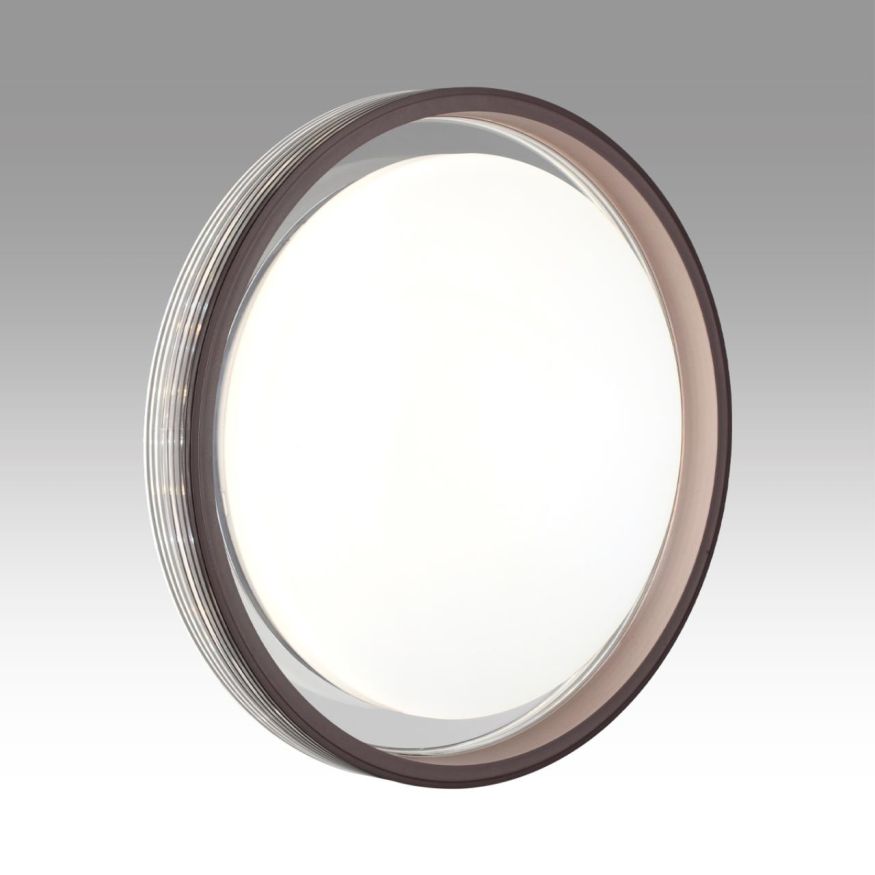 Настенно-потолочный светильник SONEX 7698/DL MEDEN белый/кофе/прозрачный