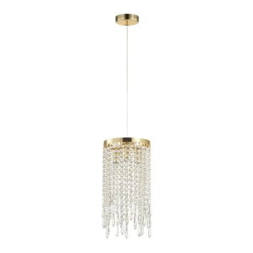 Подвес ODEON LIGHT 5028/3 CHOKKA золотой/прозрачный/металл/хрусталь
