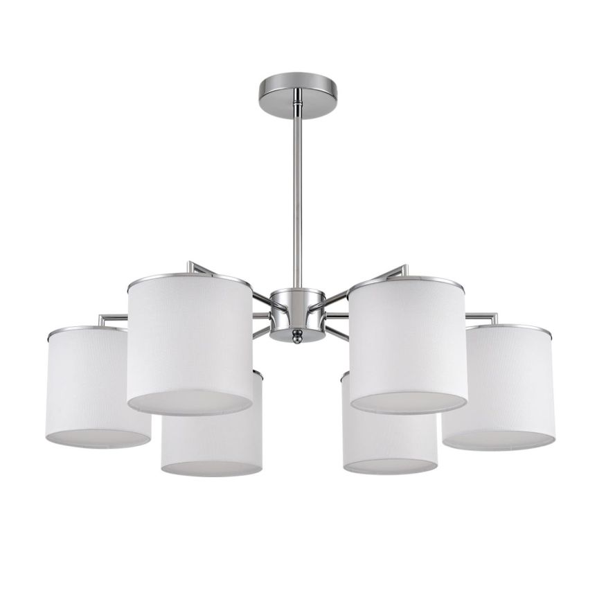 Люстра подвесная LUMION 6591/6 SUNTORI хром, белый
