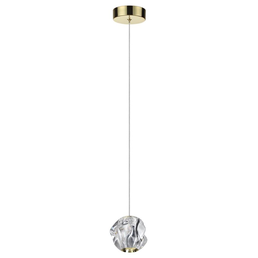 Подвес ODEON LIGHT 5085/5L JEMSTONE золото/прозрачный