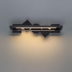 Настенный светильник ODEON LIGHT EXCLUSIVE 6690/7WL GEOS черный/полтрованный черный