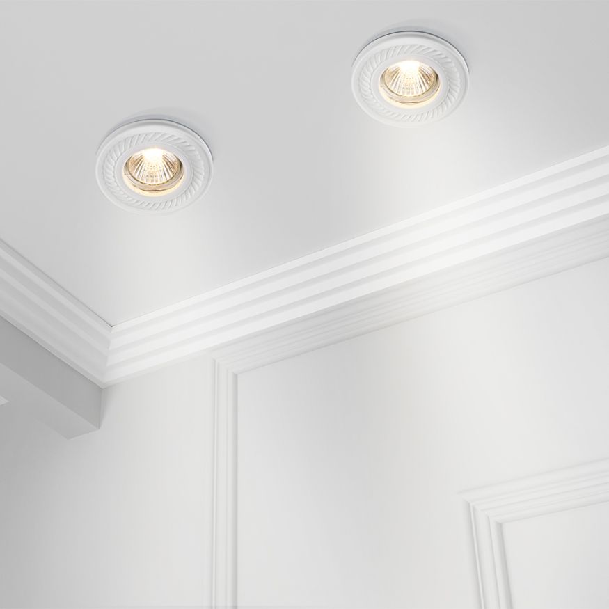 Встраиваемый светильник Maytoni DL283-1-01-W Maytoni Gyps Classic Белый