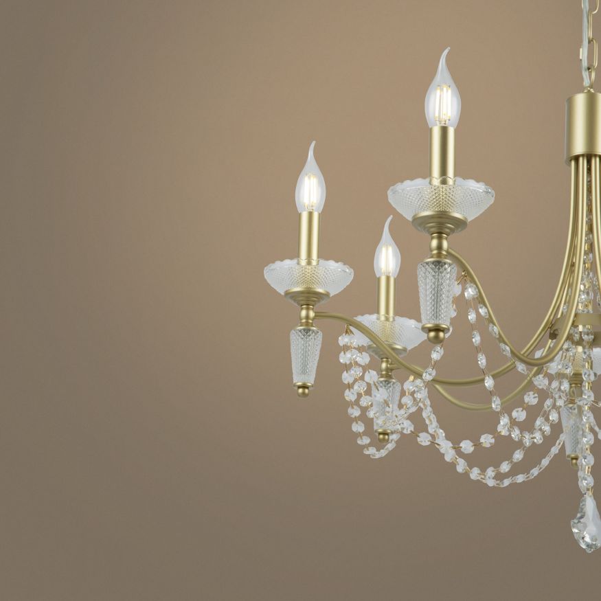 Люстра Freya FR2009PL-07G Freya Zoe Золото