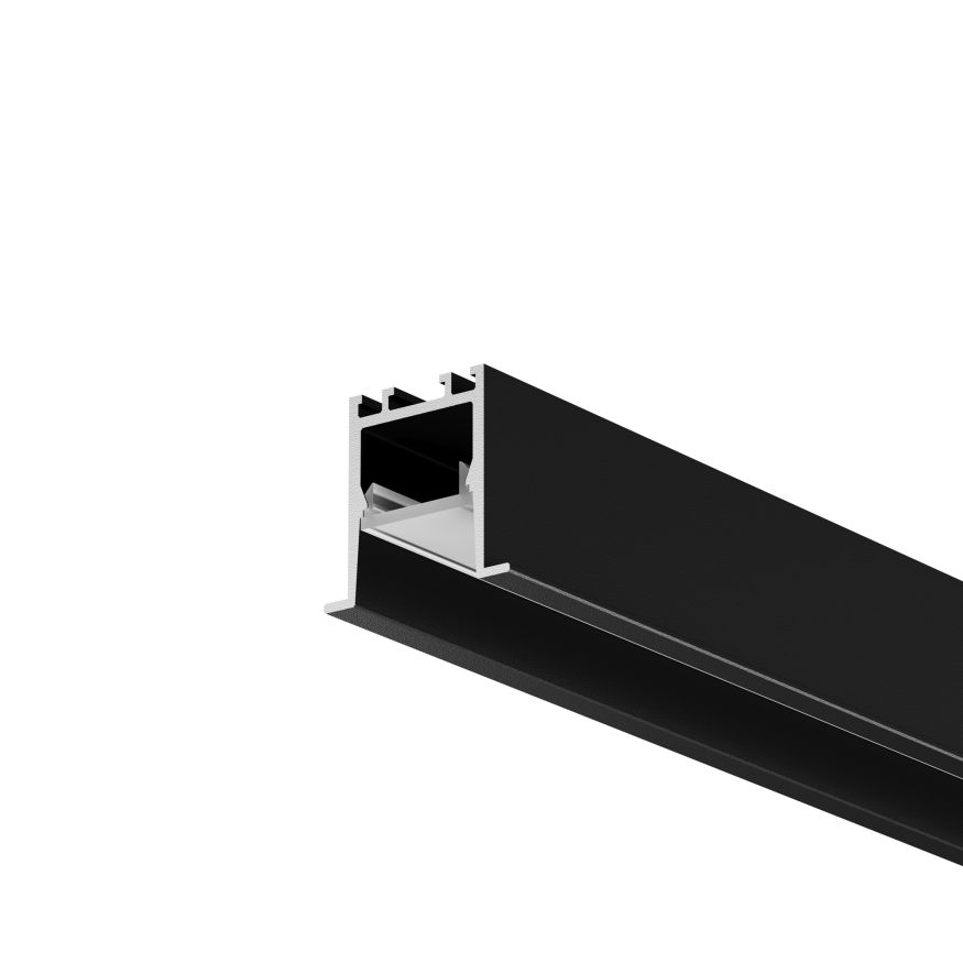 Профиль Led Strip 632013 MAYTONI Встраиваемый с накладным фланцем профиль Черный