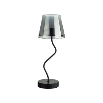 Настольная лампа LUMION 6570/1T SMOKY черный, дымчатый