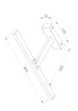 Подсветка Maytoni MIR008WL-L12B4K Maytoni Bris Черный