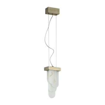 Подвес ODEON LIGHT EXCLUSIVE 5437/12L FOROS бронзовый &quot;брашинг&quot;/металл/смола под алебастр/акрил