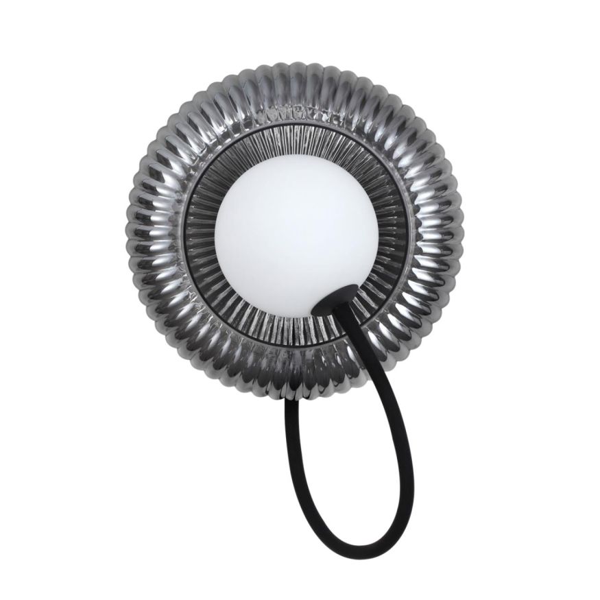 Бра ODEON LIGHT 5013/1WA Buny черный/дымчатый/белый матовый металл/стекл