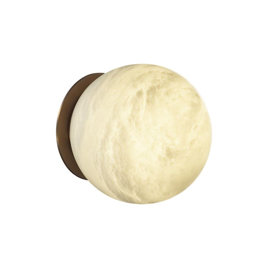 Настенные ODEON LIGHT 6684/5CL MARBELLA латунь/белый