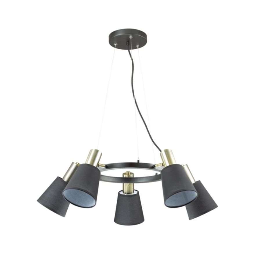 Люстра LUMION 3638/5 MARCUS черный