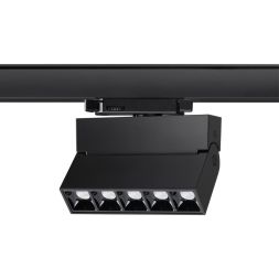 Трехфазный трековый свтильник NOVOTECH 358327 EOS черный