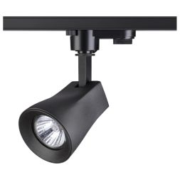 Светильник трековый однофазный трехжильный NOVOTECH 370405 PIPE черный