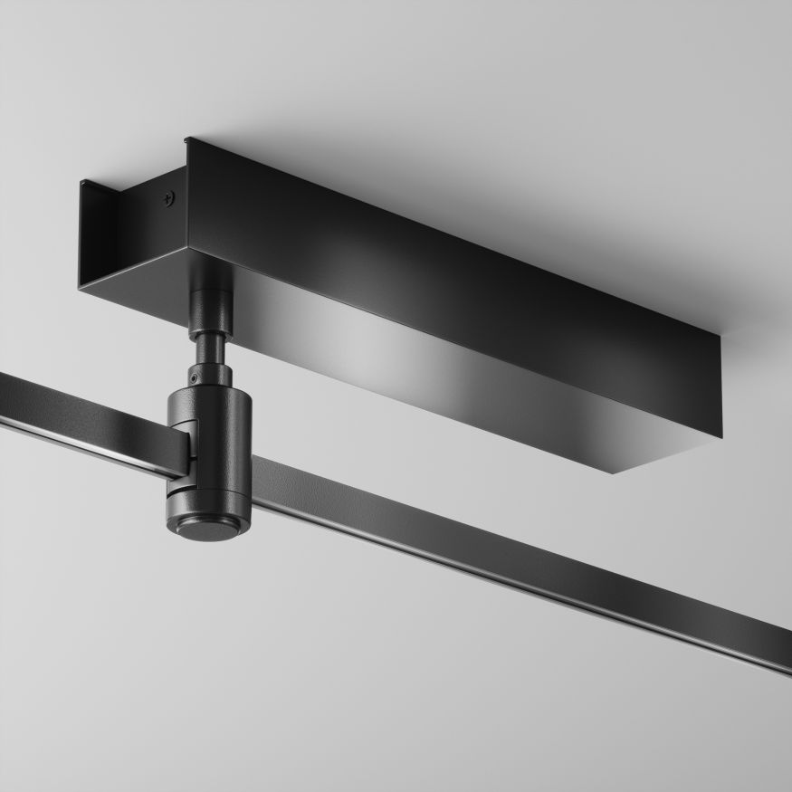 Комплектующие для систем освещения с токоведущими элементами Technical TRA156C-BB1-B MAYTONI Accessories for tracks Flarity Черный