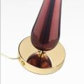 Настольная лампа ODEON LIGHT EXCLUSIVE 4868/1T TOWER золотой/бордовый/стекло