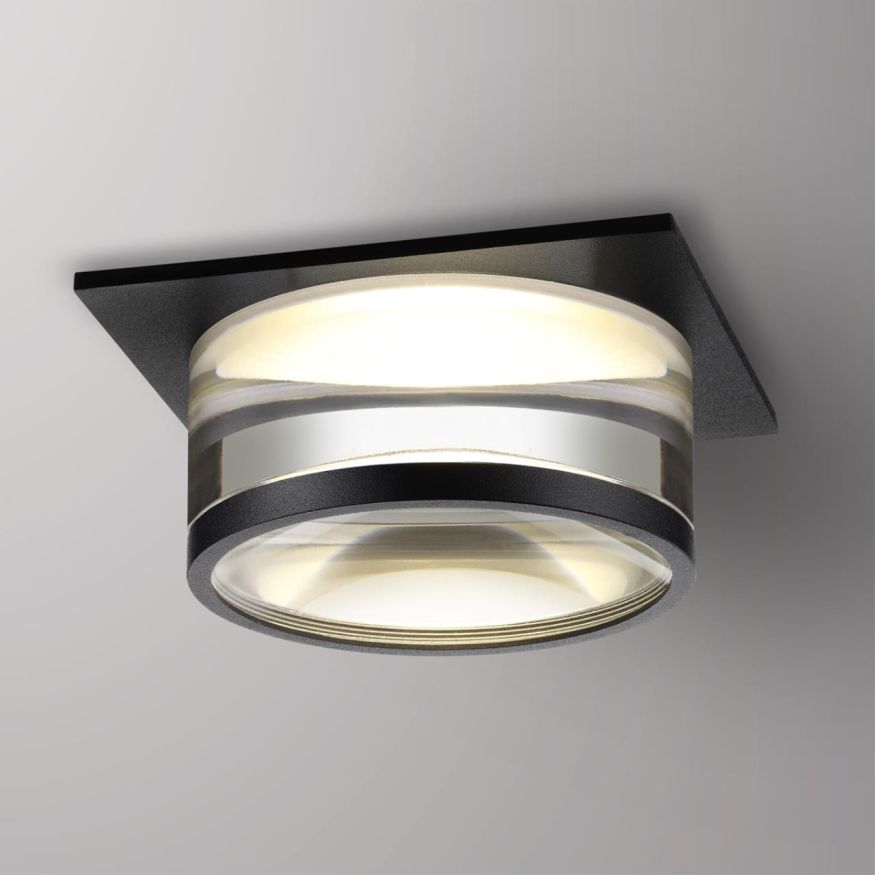 Светильник встраиваемый NOVOTECH 370916 GEM черный