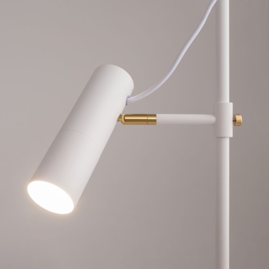 Напольный светильник (торшер) Maytoni MOD129FL-01W Maytoni Bansky Белый