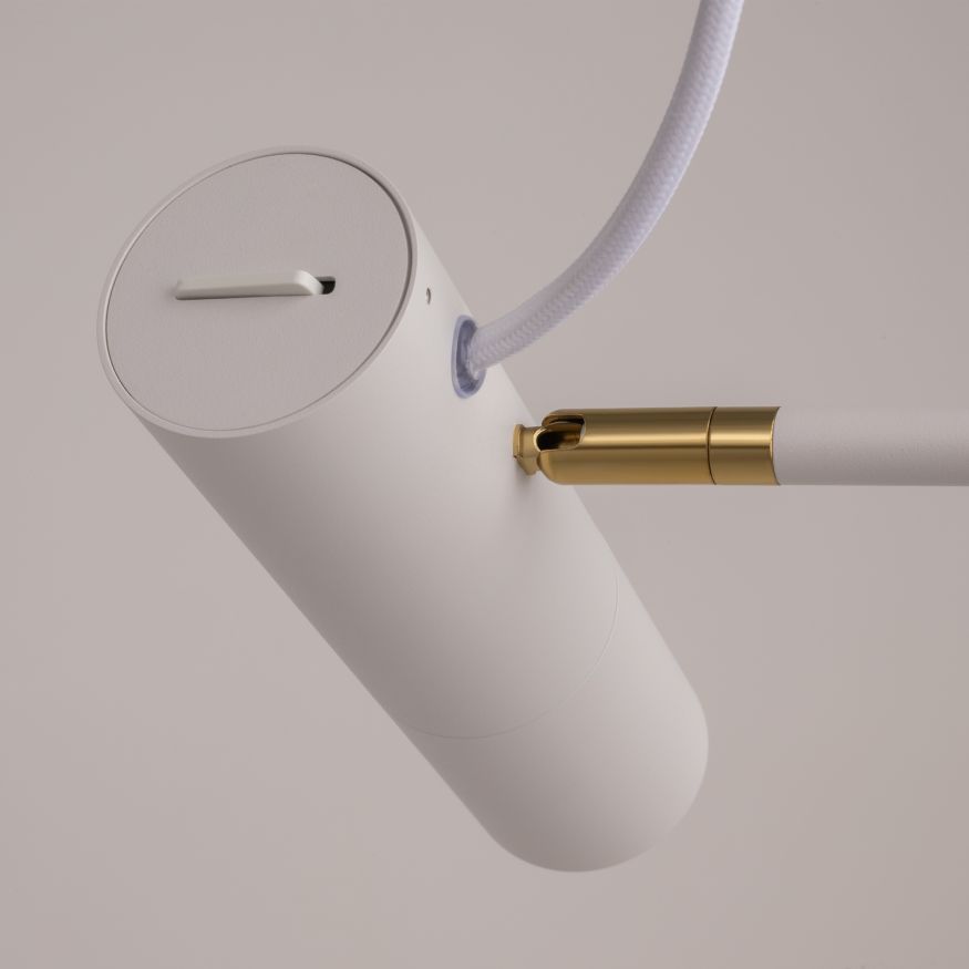 Напольный светильник (торшер) Maytoni MOD129FL-01W Maytoni Bansky Белый