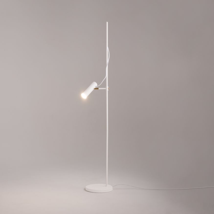 Напольный светильник (торшер) Maytoni MOD129FL-01W Maytoni Bansky Белый