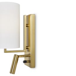 Настенный светильник (бра) Freya FR6170WL-01BS Freya Cozy Латунь