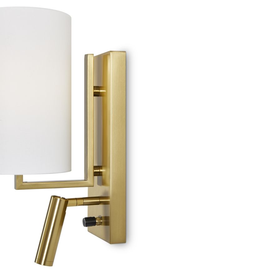 Настенный светильник (бра) Freya FR6170WL-01BS Freya Cozy Латунь