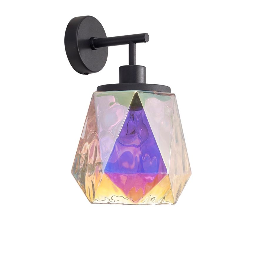 Бра ODEON LIGHT 4997/1W Capra черный/разноцветный/металл/стекло