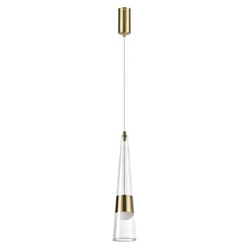 Подвес ODEON LIGHT 5043/12L LUMP глянц.золото/прозрачный