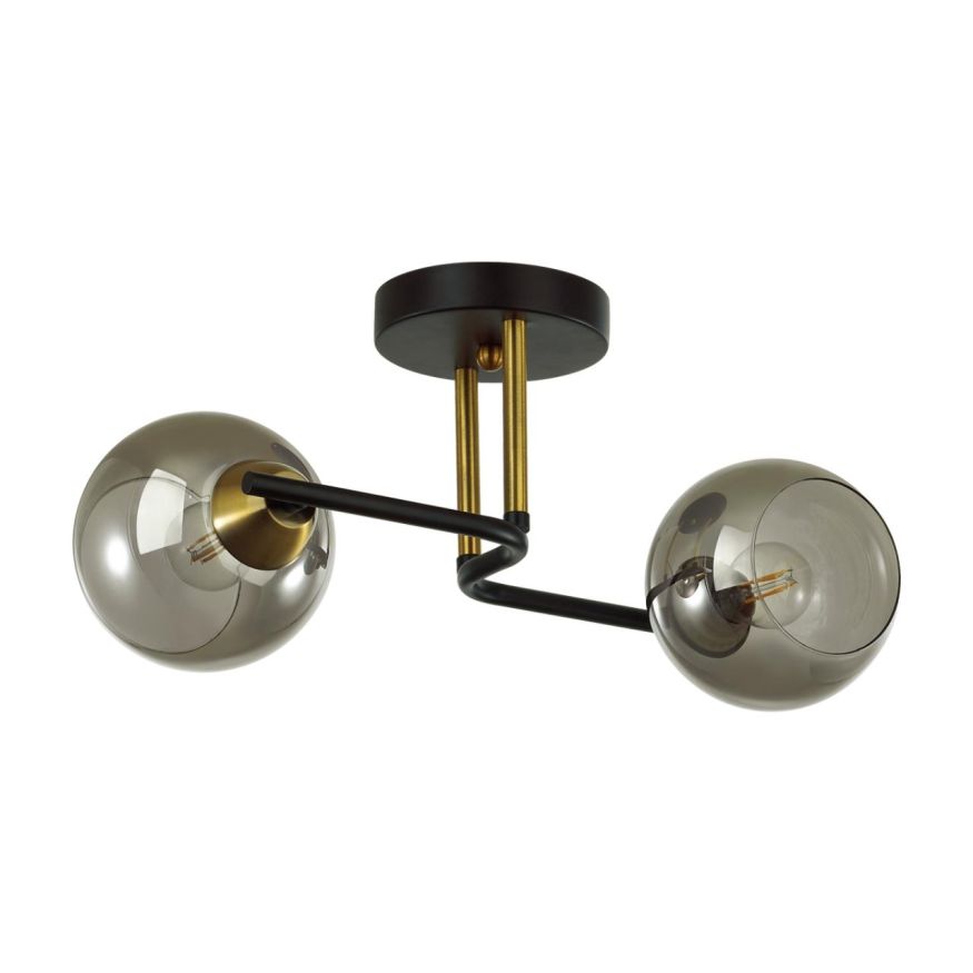Люстра потолочная LUMION 5217/2C JANET черный, бронза