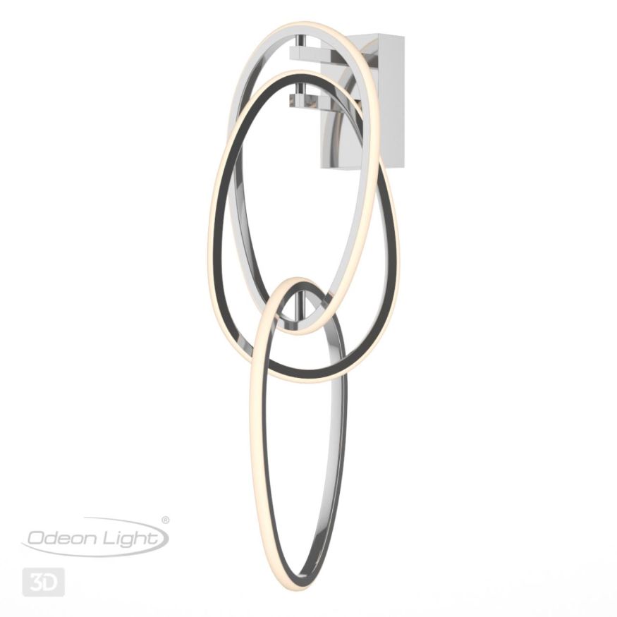 Настенный светильник ODEON LIGHT EXCLUSIVE 4891/33WL SPACE хром/акрил