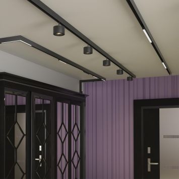 Трековый светильник для низковольтного шинопровода NOVOTECH 359199 FLUM черный