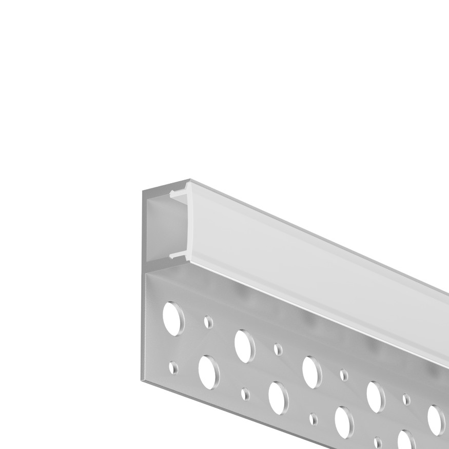 Профиль Led Strip 636001 MAYTONI Встраиваемый со скрытым фланцем профиль Серебро