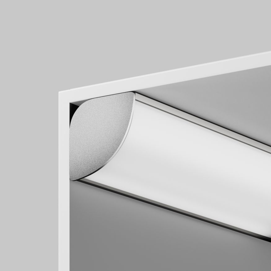 Комплектующие для профиля Led Strip 642073 MAYTONI Накладной профиль Серый