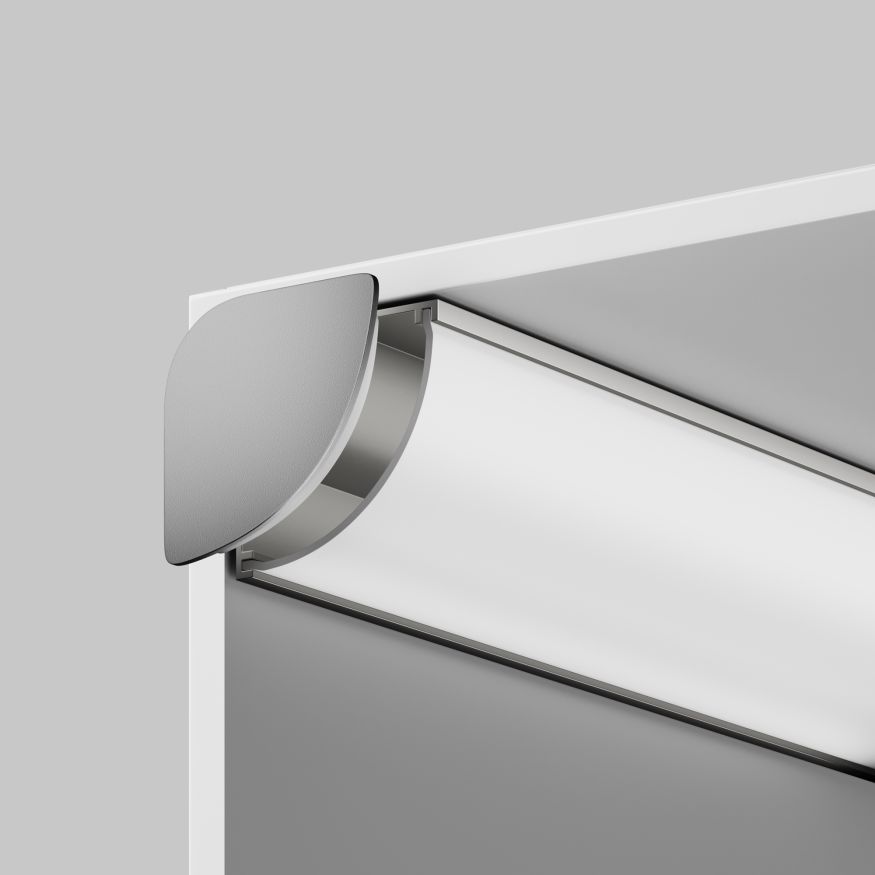 Комплектующие для профиля Led Strip 642073 MAYTONI Накладной профиль Серый