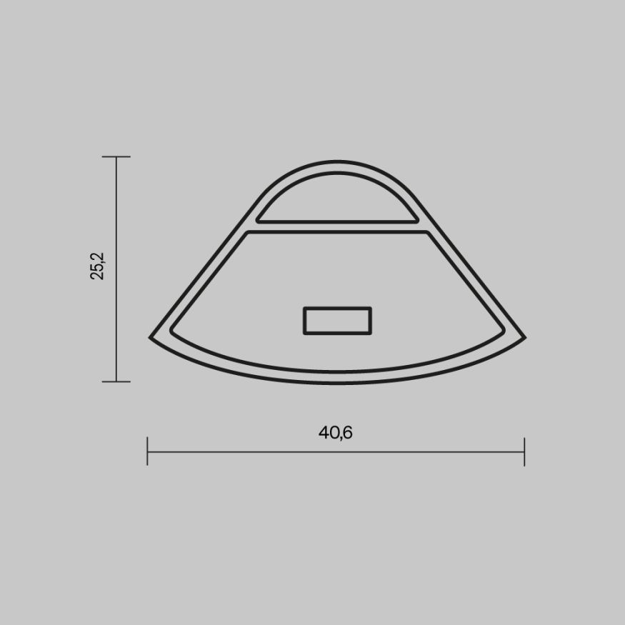 Комплектующие для профиля Led Strip 642073 MAYTONI Накладной профиль Серый