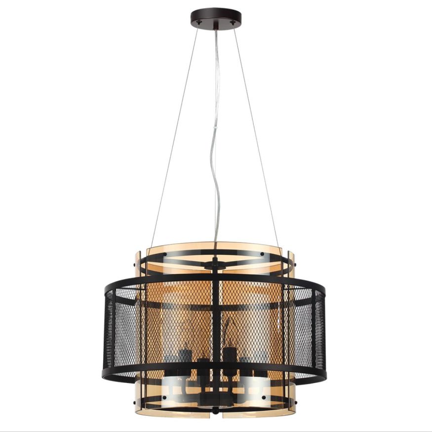 Люстра подвесная LUMION 8007/6 Zarina черный, золотой