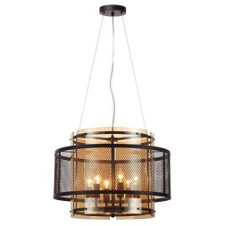 Люстра подвесная LUMION 8007/6 Zarina черный, золотой