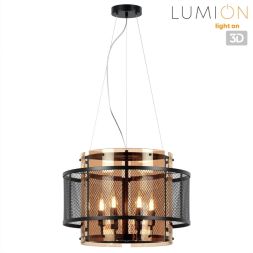 Люстра подвесная LUMION 8007/6 Zarina черный, золотой