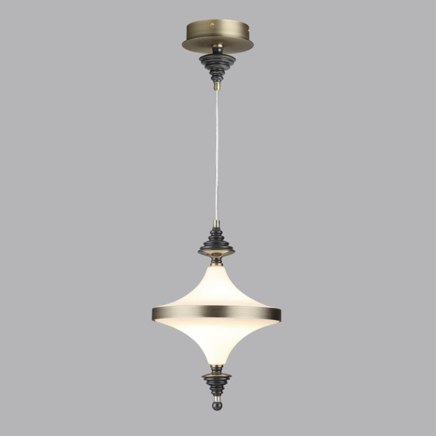 Подвес ODEON LIGHT EXCLUSIVE 5404/23L ULA брашированный бронзовый/белый